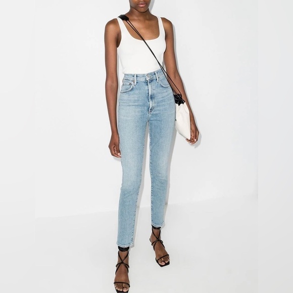Agolde Pinch High-Waisted Skinny Jeans - Picture 1 of 10